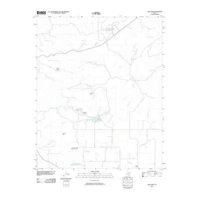 2010 Map of Lake Theo, 2010 Print