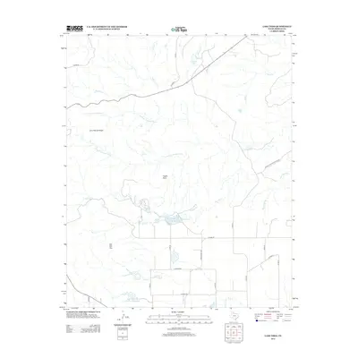 2012 Map of Lake Theo, 2012 Print