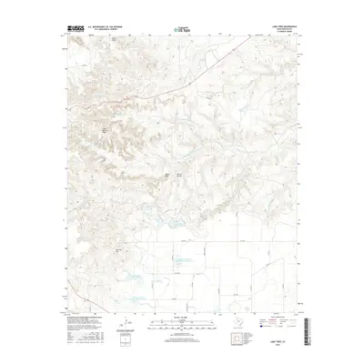 2016 Map of Lake Theo, 2016 Print