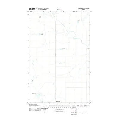 2011 Map of Lake Thibadeau, 2011 Print