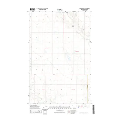 2014 Map of Lake Thibadeau NE, 2014 Print