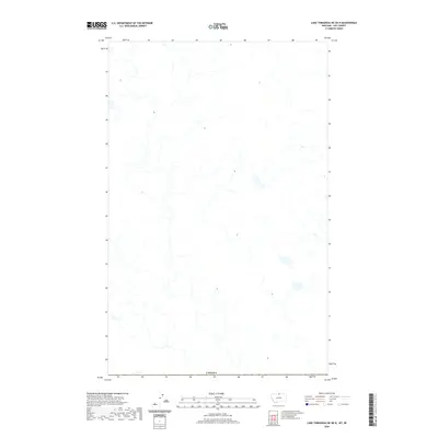 2020 Map of Lake Thibadeau NE OE N, 2020 Print