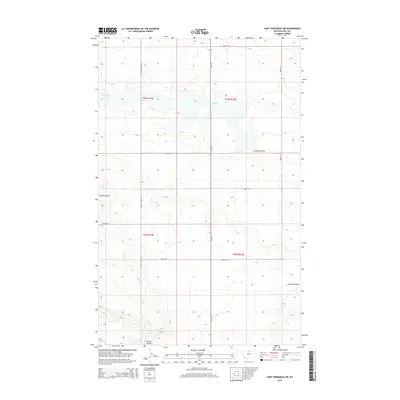 2014 Map of Lake Thibadeau SW, 2014 Print