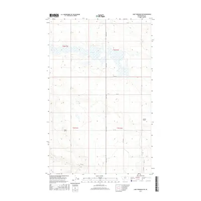 2017 Map of Lake Thibadeau SW, 2017 Print