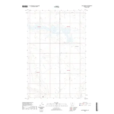 2020 Map of Lake Thibadeau SW, 2020 Print