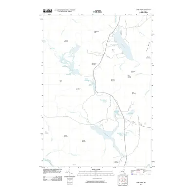 2010 Map of Lake Titus, 2010 Print
