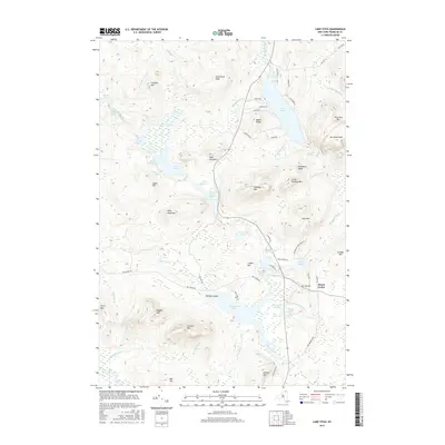 2016 Map of Lake Titus, 2016 Print