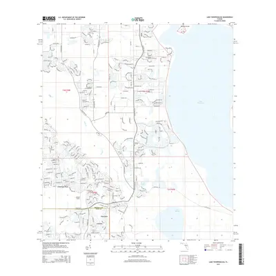 2015 Map of Lake Tohopekaliga, 2015 Print