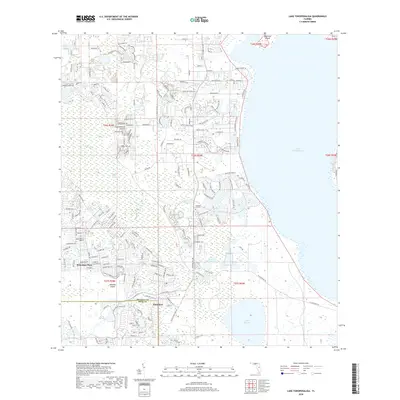 2018 Map of Lake Tohopekaliga, 2018 Print
