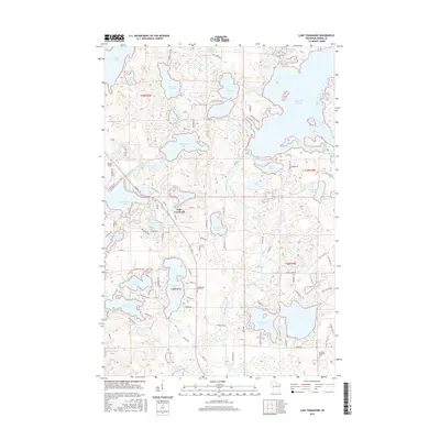 2015 Map of Lake Tomahawk, 2015 Print
