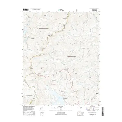 2016 Map of Lake Toxaway, 2016 Print