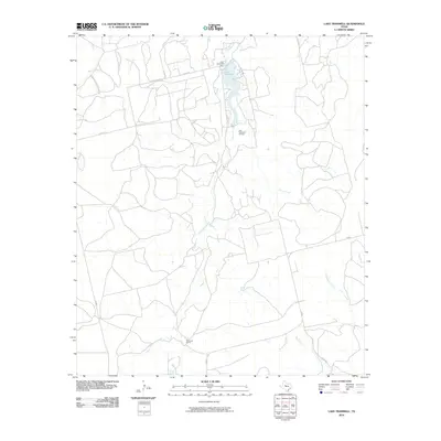 2010 Map of Lake Trammell, 2010 Print