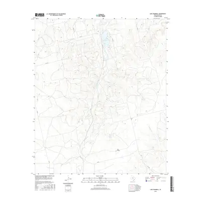 2016 Map of Lake Trammell, 2016 Print