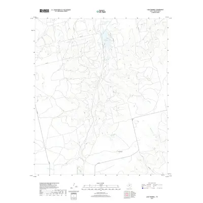 2019 Map of Lake Trammell, 2019 Print