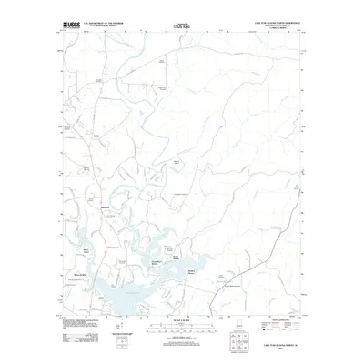2011 Map of Lake Tuscaloosa North, 2011 Print