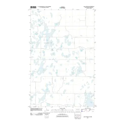 2011 Map of Lake Upsilon, 2011 Print