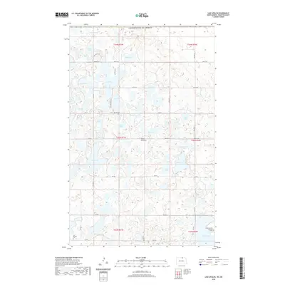 2020 Map of Lake Upsilon, 2020 Print