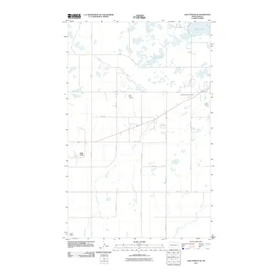 2011 Map of Lake Upsilon SE, 2011 Print
