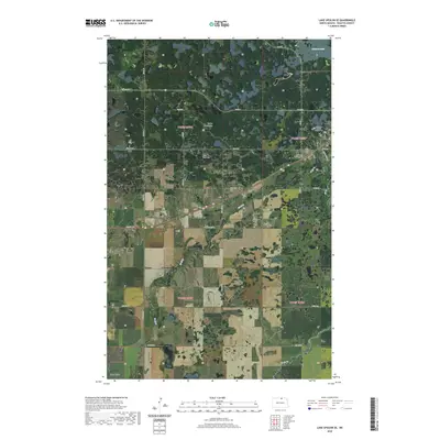 2020 Map of Lake Upsilon SE, 2020 Print