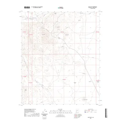 2023 Map of Lake Valley, 2023 Print