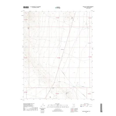 2018 Map of Lake Valley Summit, 2018 Print