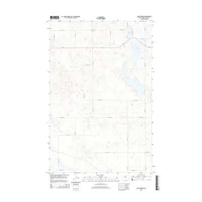 2014 Map of Lake Vernon, 2014 Print