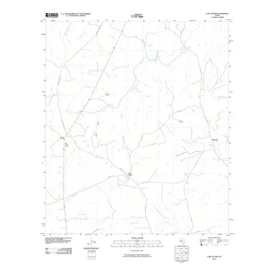 2010 Map of Lake Victor, 2010 Print