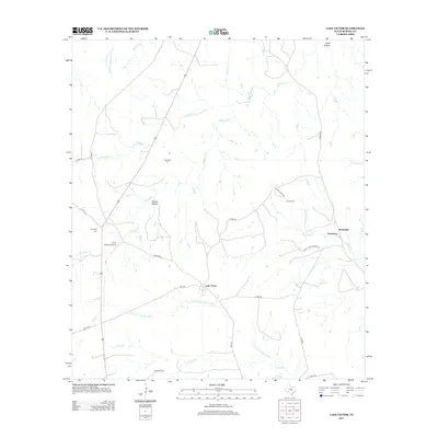 2012 Map of Lake Victor, 2012 Print
