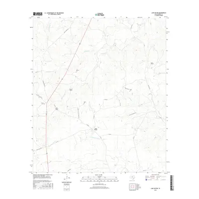 2016 Map of Lake Victor, 2016 Print