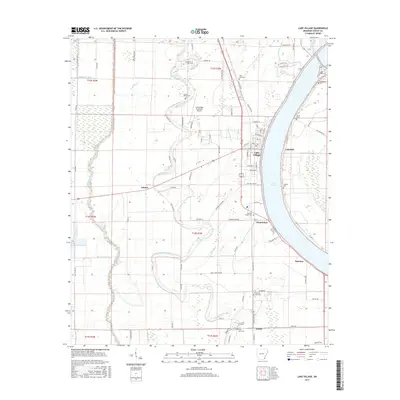 2017 Map of Lake Village, 2017 Print