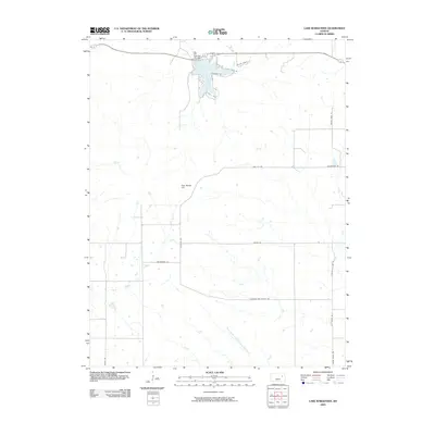 2009 Map of Lake Wabaunsee, 2009 Print