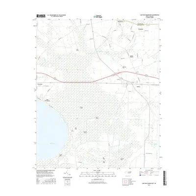 2016 Map of Lake Waccamaw East, 2016 Print