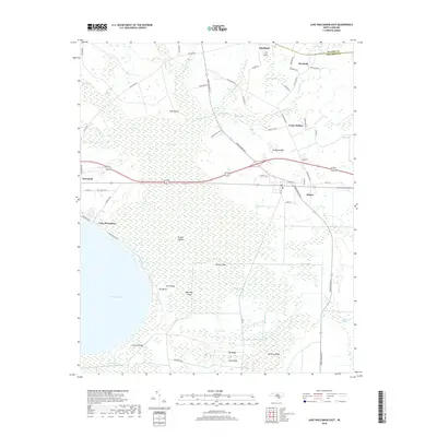 2019 Map of Lake Waccamaw East, 2019 Print
