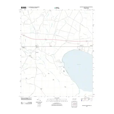 2010 Map of Lake Waccamaw West, 2010 Print