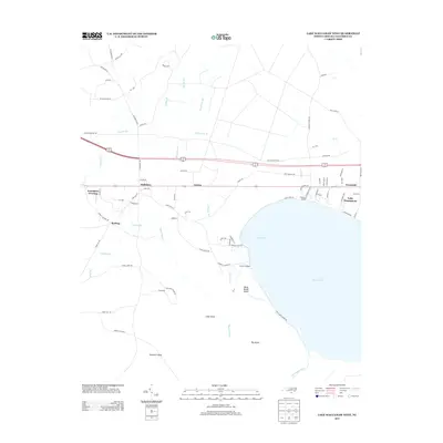 2013 Map of Lake Waccamaw West, 2013 Print