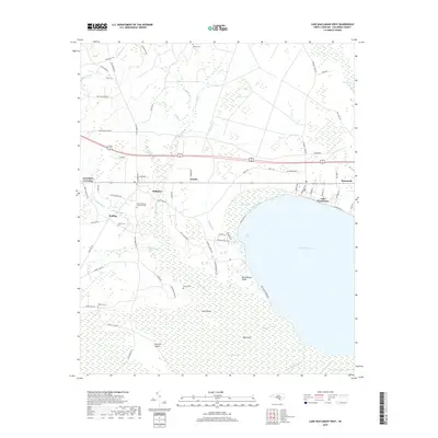 2019 Map of Lake Waccamaw West, 2019 Print