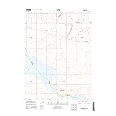 2013 Map of Lake Walcott East, 2013 Print