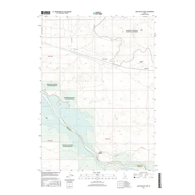 2017 Map of Lake Walcott East, 2017 Print
