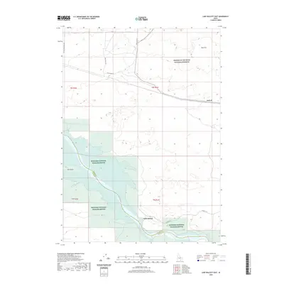 2020 Map of Lake Walcott East, 2020 Print