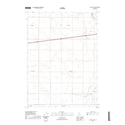 2020 Map of Lake Walcott SE, 2020 Print