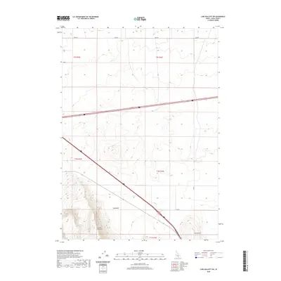 2020 Map of Lake Walcott SW, 2020 Print