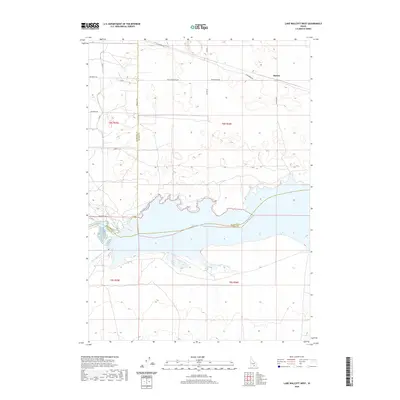 2020 Map of Lake Walcott West, 2020 Print