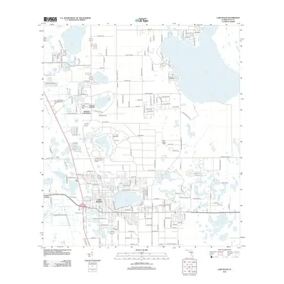 2012 Map of Lake Wales, 2012 Print