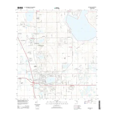 2015 Map of Lake Wales, 2015 Print