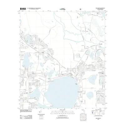 2012 Map of Lake Weir, 2012 Print