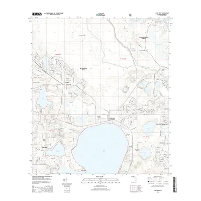 2015 Map of Lake Weir, 2015 Print