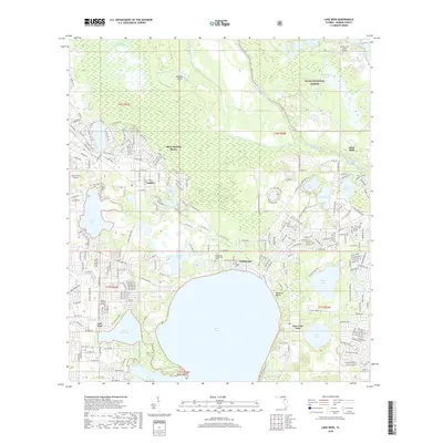 2018 Map of Lake Weir, 2018 Print