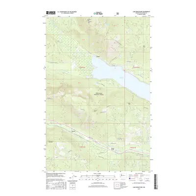 2017 Map of Lake Wenatchee, 2017 Print