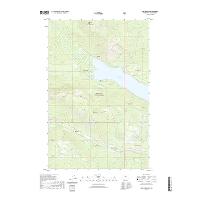2020 Map of Lake Wenatchee, 2020 Print