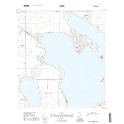 2018 Map of Lake Weohyakapka NE, 2018 Print